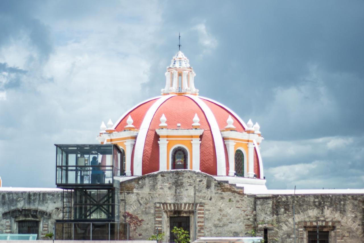 La Fuente Catedral Hotel Puebla Bagian luar foto